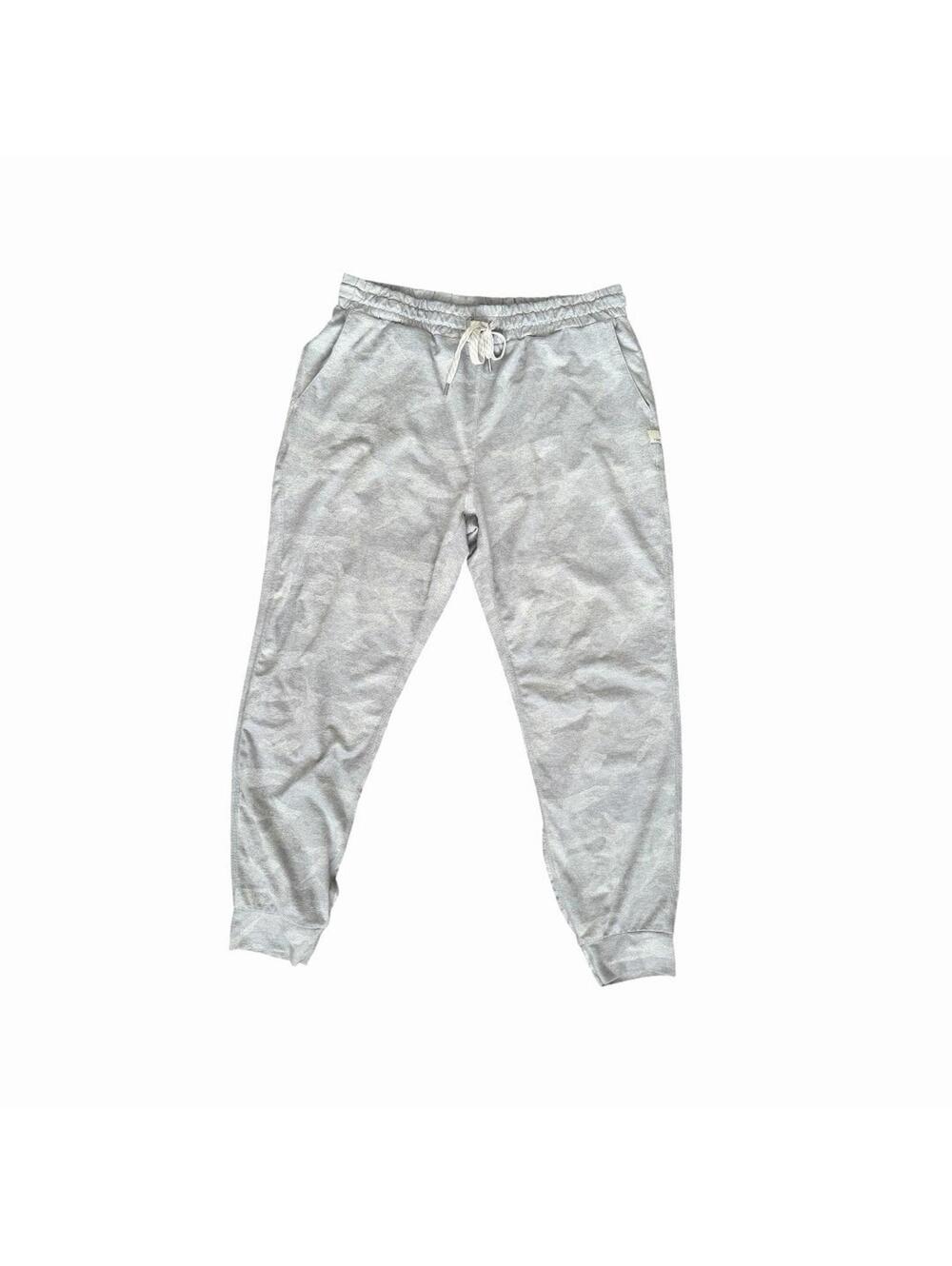 VUORI Performance Joggers Women’s White Pale Heather Camo Stretch Size Medium - Picture 4 of 7